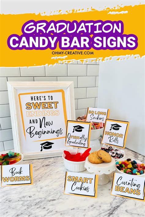 candy buffet for graduation|graduation candy buffet free printable.